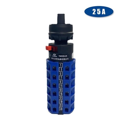 Sélecteur rotatif à cames LW26-25/6S 25A commande pour atelier et usine