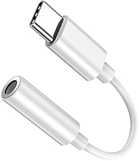 AZOWYU USB Type C to 3.5mm Headphone Jack Adapter [MFI Certification] Type C Aux Earphone Audio Adapter Compatible with iPad Pro 12.9/11/iPad Air/iPad/iPad mini/Galaxy/Huawei/Xiao-mi etc-White