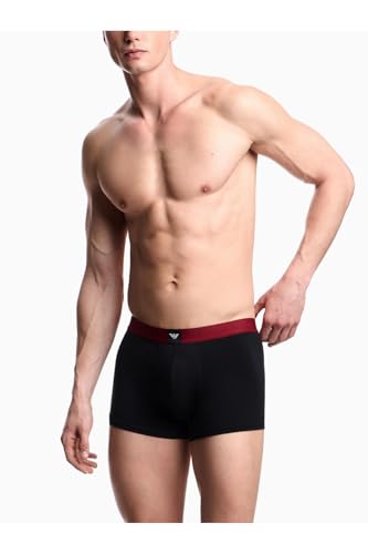 Emporio Armani Essential Logolabel 3-Pack Trunk Bermuda, Nero, Xxl Uomo - 4