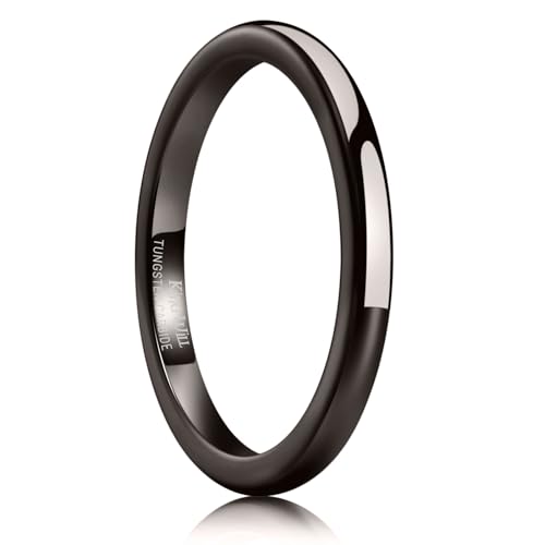 King Will 2mm Tungsten Carbide Wedding Band
