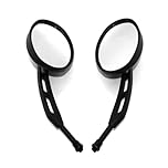 Motorcycle For Keeway For Cruiser 250 For Dorado 250 For Blackster 250 For Superlight For Colt 250 Motorcycle Rear View Mirror Bar End Mirrors(Black)