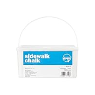 The jumbo white chalk pack contains 52 pieces. Easy for children to hold, perfect for chalk boards, pavements and playgrounds. Includes sturdy plastic storage container with handle. Perfect for a variety of art and craft projects. Ideal for children,...