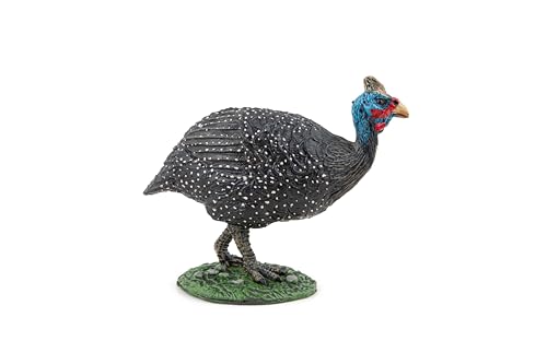 Papo, Realistic Guinea Fowl Figure, 10 Months +, Animal World Collection, Educational Play Farm Birds - Image 3
