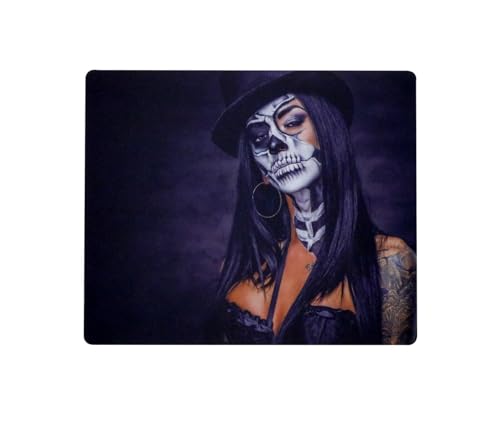 Mauspad WASDkeys P1 PC GAMING Mousepad Maus Mouse Pad Mat 230x190x1,5mm Skull Lady