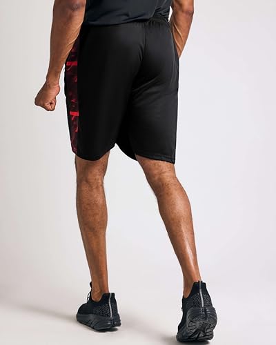 Real Essentials mens Re Men's Mesh Shorts Shorts