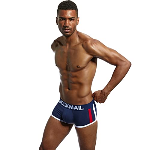 JOCKMAIL Mens Underwear Boxer Briefs Mens Padded Boxers Bulge Enhancing Mens Boxers with Removable Front Cup3