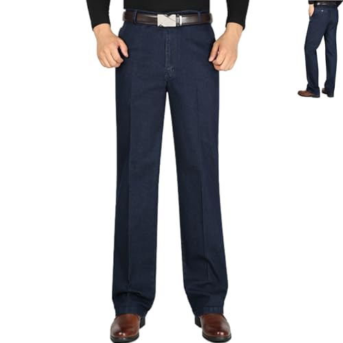 Lunifit Mens Jeans, Jett Jeans for Older Men, JettJeans3 - Men's Classic Straight Fit Stretch Jeans Jeans Denim Pants
