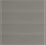 5 SQFT Genuine Glass Subway Tile for Kitchen Backsplash, Bath Tub Surroundings, Etc., 'Oracle...