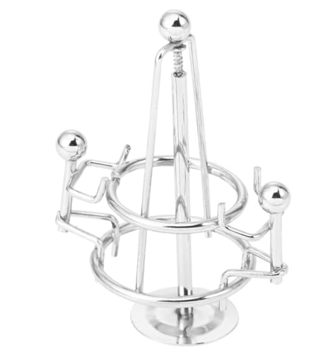 Image of AUGEN Balancing Pendulum Durable Metal Innovative Stress Relief Toy Kinetic Orbital Art for Home Office Desktop Gift Decoration (1 Piece, 9775-12)
