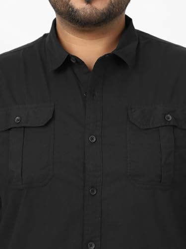 Image of Urbano Plus Men's Cotton Full Sleeve Regular Fit Casual Solid Shirt