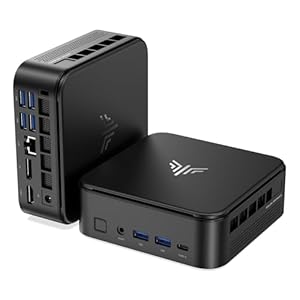KAMRUI Mini PC, 16GB DDR4 512GB M.2 SSD | Windows 11 Pro, AMD Ryzen 7 PRO 5875U, Mini Computer, Mini Gaming PC with USB Type-C