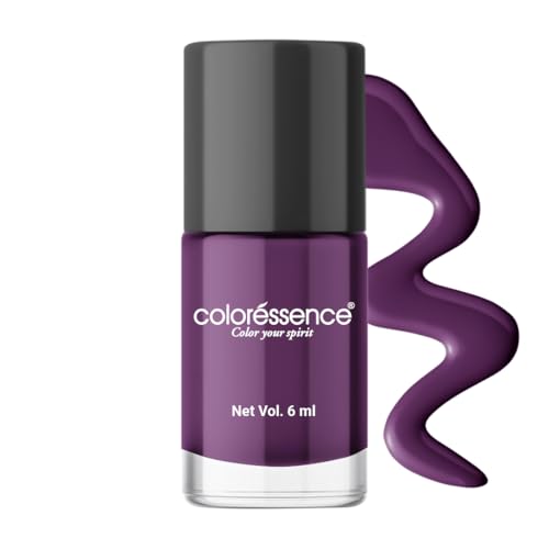 Image of Coloressence Cute Coats Long Lasting Nail Paint | Chip Resistant | Quick Dry | One Swipe Application | Toxin Free|Sparkling Wine -6ml