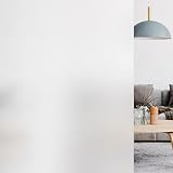 Haton Privacy Window Film, Static Cling Frosted Glass Window Film, Bathroom Opaque Window Clings, Re
