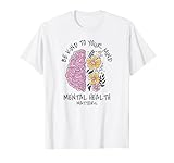 Mental Health Matters Wild Flowers Brain Cute