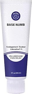 Base Labs 5% Lidocaine Numbing Cream for Tattoos, Piercings, Waxing | 4 FL