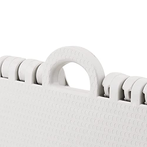 MARKWELL 7 Inches Plastic Elegant Look and Super Strong Folding Step Stool for Adults and Kids, Kitchen Stepping Stools, Garden Step Stool - Made in India (Coffee-White) 5 3166ZG8EkCL