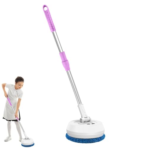 Varilla de limpieza eléctrica: limpiador de cerdas giratorias, escoba eléctrica giratoria, limpiador eléctrico giratorio, mopa de suelo con mango ajustable, cepillo eléctrico giratorio |