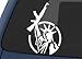 Statue of Liberty AK-47 Decal Sticker (White 6 x 4)