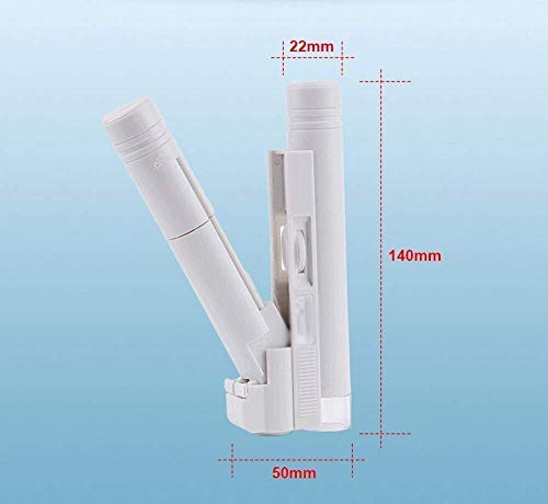 Lupa microscopio 100X MU con escala integrada para eliminar errores de medición visual 4