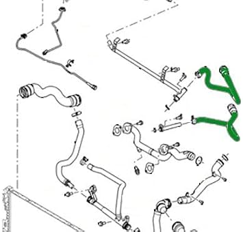 GENUINE LAND ROVER HEATER WATER HOSE COMPLETE INLET / OULET TUBE LR2 3.2L OEM NEW LR006469