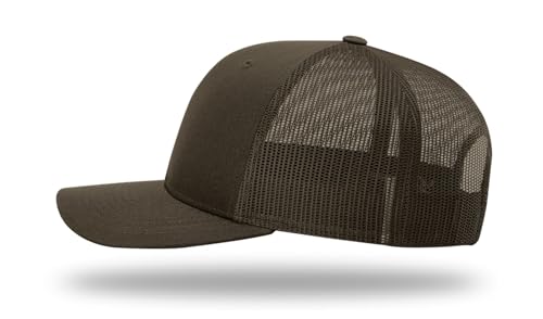 Image of Richardson 112 Trucker Hat - Premium Adjustable Snapback Hat - Structured Six Panel Richardson Blank Caps