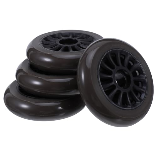 Patiner en cruiser avec style : 4 roues de skateboard couleur café pour vos sorties urbaines