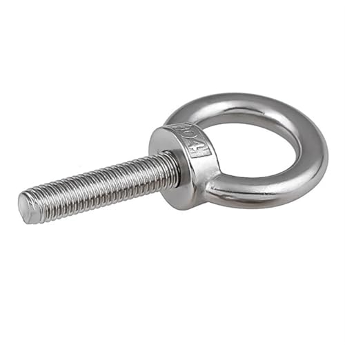 Perno de elevación de acero inoxidable pernos de ojo M10 100mm para cargas industriales