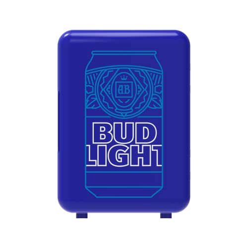CURTIS-MIS152BULT-Bud-Light-Mini-Portable-Compact-Personal-Fridge-Cooler-4-Liter-Capacity-Chills-Six-12-oz-Cans-100-Freon-Free-Eco-Friendly-6-Navy CURTIS MIS152BULT Bud Light Mini Portable Compact Personal Fridge Cooler 4 Liter Capacity Chills Six 12 oz Cans 100 Freon Free Eco Friendly 6 Navy