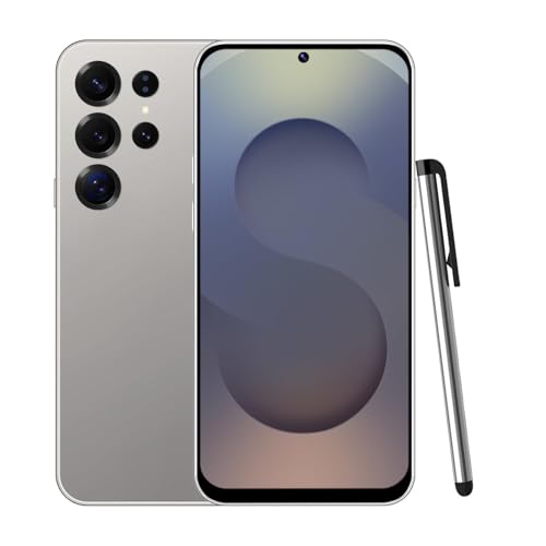 CostMvp S25Ultra Unlocked Smartphone, Android 12.0 Mobile Phones 6.6'' HD+ Screen, 4GB RAM 32GB ROM/256GB SD, 4G Dual SIM Dual Camera, Face ID+WiFi+BT+FM+GPS+OTG (Grey)