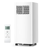 Feelfunn 10,000 BTU Portable Air Conditioners - Cools 450 Sq.Ft, 3-in-1 Portable AC with Remote Control/Sleep Mode/24H Timer, AC Unit for Bedroom, Dorms, Apartment, Window Kit Included
