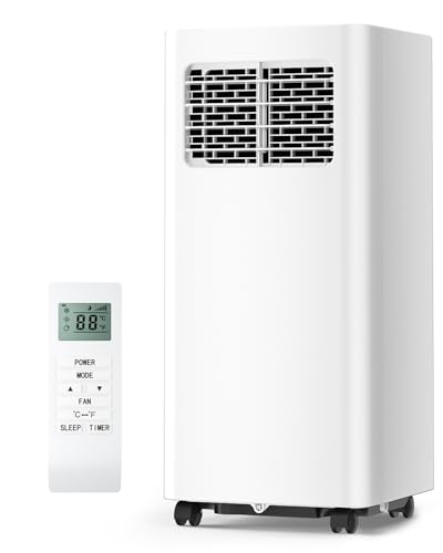 Feelfunn 10,000 BTU Portable Air Conditioners - Cools 450 Sq.Ft, 3-in-1 Portable AC with Remote...
