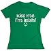 Kiss Me I'm Irish St. Patrick's Day T Shirt | Lucky Shamrock Funny St Patricks Day Shirts | Graphic T Shirts for Men & Women | Perfect Novelty Gift for Men & Women S Irish Grn WC