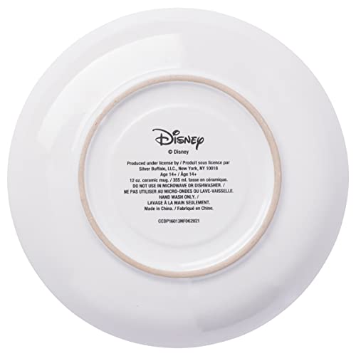 Silver Buffalo Disney Beauty And The Beast Chip Girl In The Castle Foil Ceramic Teacup And Saucer, 12-Ounces #TOP5
