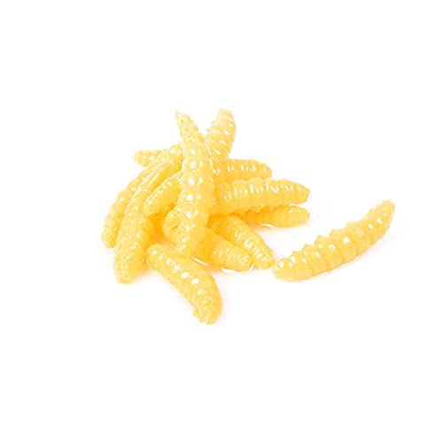 Waage Köder Larve - Gelb - 3cm - 15 Stück