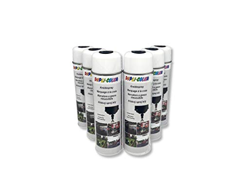 Dupli-Color | 6x Kreidespray 500ml 133985 weiss