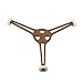 XINGFUQY Raggio di 90mm Tre treppiedi da 18 mm Runner rotella/Staffa di rotazione Forno a microonde