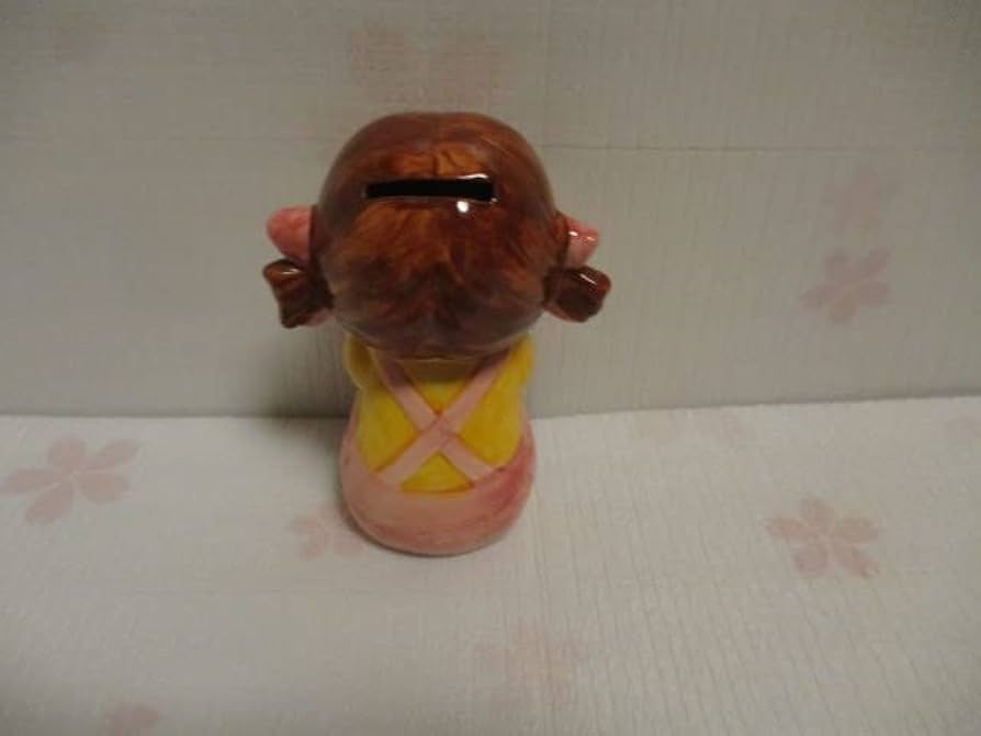 不二家ペコちゃん　貯金箱　昭和レトロ　ビンテージ 不二家 ペコちゃん 貯金箱 - 「宝の森」昭和レトロ雑貨