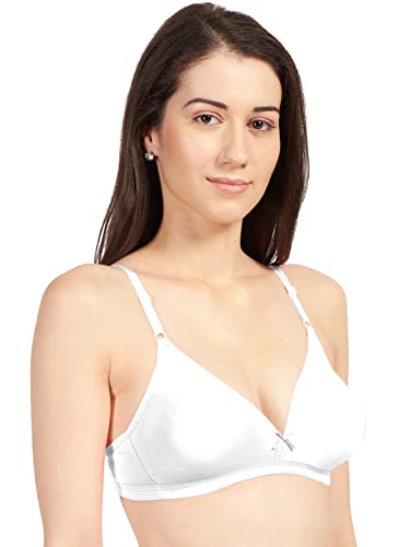 Image of SONARI Omania Womens Non-Padded Cotton Polyester Bras - Solid, Non-Wired, Medium Coverage, Hand Washable (Pack of 2)