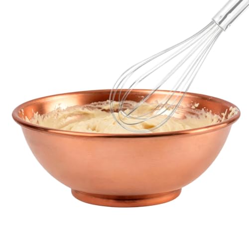 Bol en cuivre polyvalent pour mélanger et servir la salade à la maison