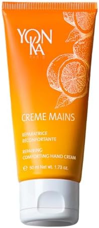 Yonka Sweet Orange Shea Butter Hand Cream | Vitamins E and Grape Seed Oil Soften and Repair | Fragrant Manarin and Citrus Scent | Nourish dry Hands, Nails and Cuticles | 1.73 oz