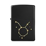 Format: Zippo Sturmfeuerzeug (Breite 3,5 cm, Höhe 5,5 cm, Tiefe 1,2 cm), Material: Messing Schwarz matt