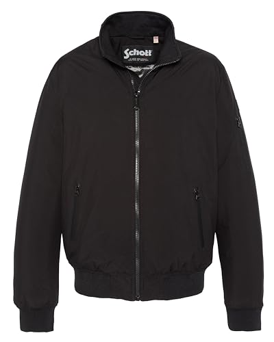 Schott NYC Easton Giacca, Nero, XXXL Uomo