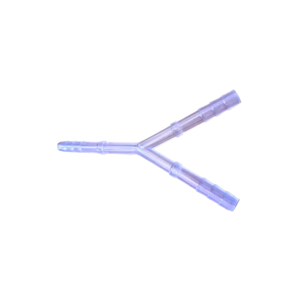 AANIJ® Y Connector PP for connecting two source tubing with one delievery source of tubing Y Tubing Connector (10 mm, Pack of 6) for Water, Aquarium & Lab Use Fitting for DIY, Plumbing & Irrigation-image-33