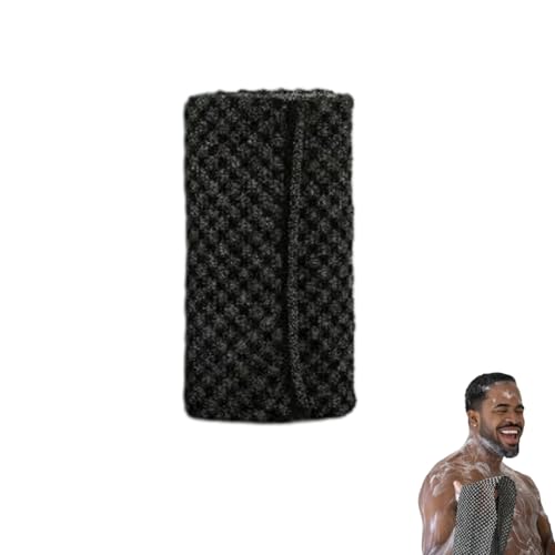 HURJZPO Exfoliating Shower Towel, Exfoliating Silver Ion Towel, Japanese Exfoliating Shower Towel, Deep Exfoliating Washcloth for Body (1pcs)
