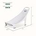 Evolur Supple Baby Bath Hammock – Portable Infant Bath Support with Built-in Handle & Anti-Skid Legs | Safe Newborn Bath Seat for Home, Travel & Everyday Use