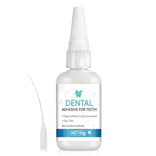 Colle Dentaire Extra Forte, Ciment Dentaire, colle pour Appareil Dentaire Cassé, Résistante À Chaleur et À L'eau, Colles Dentaire pour Dentisterie...