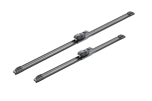 Image of BOSCH 3397014398 AeroTwin Wiper Blade Combo Pack - Set of 2 (24 inch & 18 inch) | Driver and Passenger Side Original Equipment Replacement Blades
