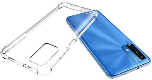 Image of BOXXO Flexible Back Cover for Mi Redmi 9 Power | Back Cover Transparent Clear Shockproof Case Four Corner Protection | Slim Protective Mobile Phone Cover for Mi Redmi 9 Power