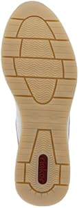 Rieker M4903 Sneakers voor dames, beige, 41 EU breed, beige, 41 EU Breed