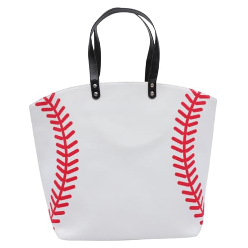 Sac à bandoulière toile de baseball LIFKOME pour shopping et sorties